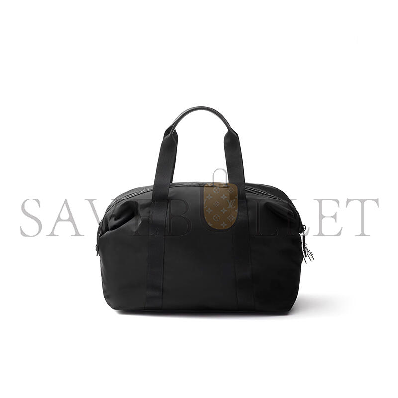 PRADA RE-NYLON AND SAFFIANO LEATHER DUFFLE BAG 2VC796 (44.5*40*24cm) 